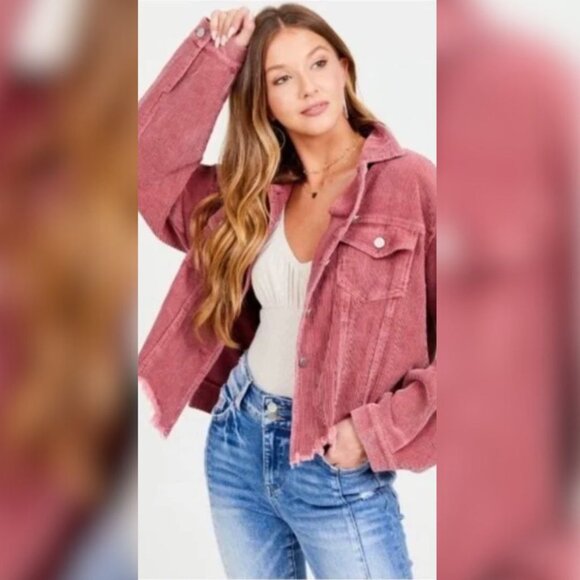Altar'd State Corduroy Jacket - Picture 1 of 8